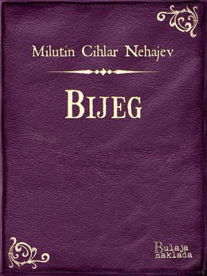 cover image of Bijeg